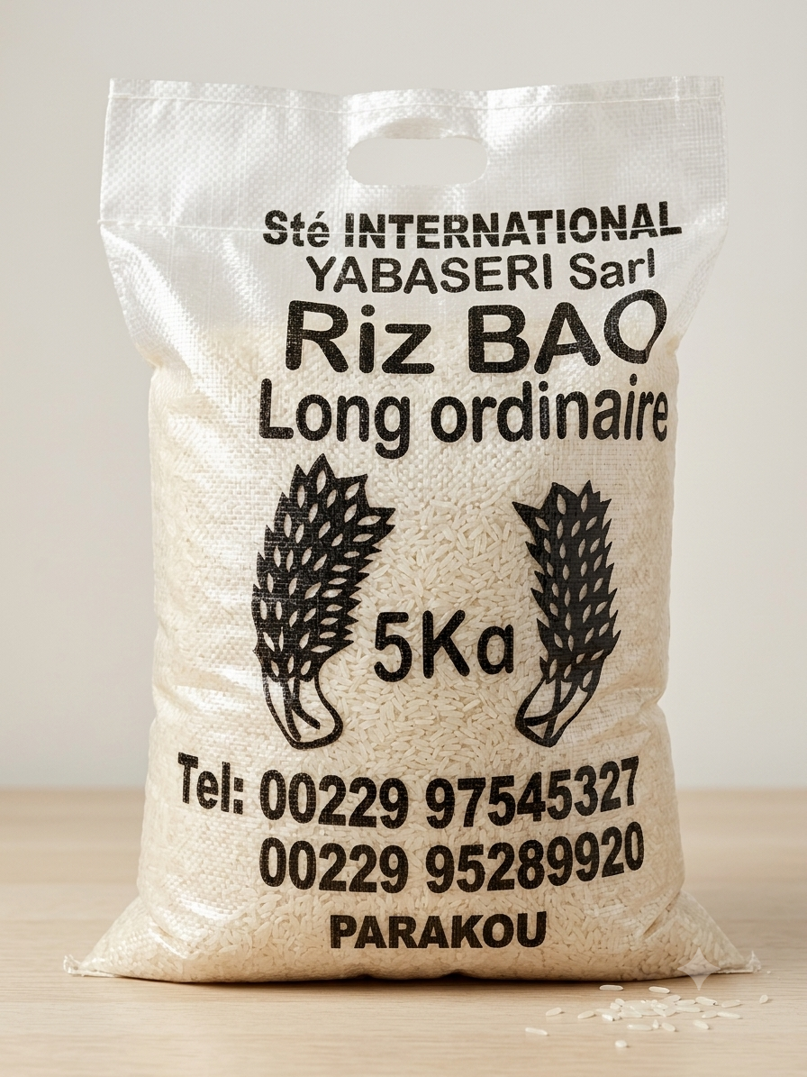 Riz blanc local