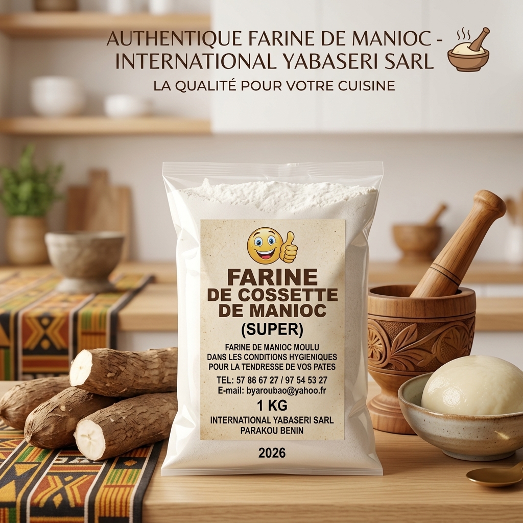  Farine de cossettes de manioc 1 kg